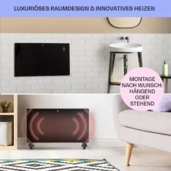 Bansin Crystal Smart Konvektions-Heizgerät 2500W 5 - 50 °C App-Steuerung -Einrichtungsgeschäft 10041211 de 0007 usp