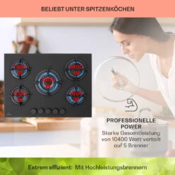 Firetale Gaskochfeld 5-flammig 70 Cm Aluminium-Brenner Inkl. Schlauch Und Druckminderer 13 Firetale Gaskochfeld 5-flammig 70 Cm Aluminium-Brenner Inkl. Schlauch Und Druckminderer -Einrichtungsgeschäft 10041300 de 0003 usp