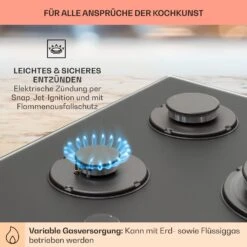 Firetale Gaskochfeld 5-flammig 70 Cm Aluminium-Brenner Inkl. Schlauch Und Druckminderer 15 Firetale Gaskochfeld 5-flammig 70 Cm Aluminium-Brenner Inkl. Schlauch Und Druckminderer -Einrichtungsgeschäft 10041300 de 0005 usp