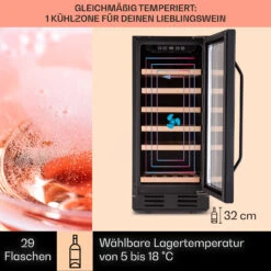 Vinovilla 29 Built-In Weinkühlschrank 81 L / 29 Fl. 1 Zone Glastür Edelstahl 12 Vinovilla 29 Built-In Weinkühlschrank 81 L / 29 Fl. 1 Zone Glastür Edelstahl -Einrichtungsgeschäft 10041309 de 0003 logo