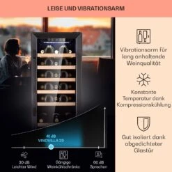 Vinovilla 29 Built-In Weinkühlschrank 81 L / 29 Fl. 1 Zone Glastür Edelstahl 13 Vinovilla 29 Built-In Weinkühlschrank 81 L / 29 Fl. 1 Zone Glastür Edelstahl -Einrichtungsgeschäft 10041309 de 0004 logo