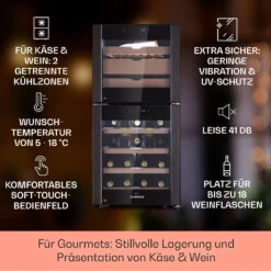 El Dorado 89 Käse & Weinkühlschrank 2 Zonen Touch 89L LED -Einrichtungsgeschäft 10041310 de 0002 logo