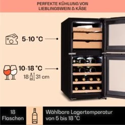 El Dorado 89 Käse & Weinkühlschrank 2 Zonen Touch 89L LED -Einrichtungsgeschäft 10041310 de 0004 logo