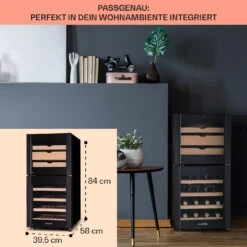 El Dorado 89 Käse & Weinkühlschrank 2 Zonen Touch 89L LED -Einrichtungsgeschäft 10041310 de 0006 logo