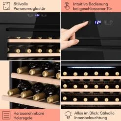 Vinsider 30 Built-In Uno Einbau-Weinkühlschrank 30 Flaschen 77 Ltr Edelstahl -Einrichtungsgeschäft 10041357 de 0005 usp