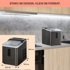 Albaron Supreme Eiswürfelmaschine Bullet 12kg/24h 1,5 Ltr Edelstahl -Einrichtungsgeschäft 10041360 de 0006 logo