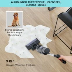 Caswell Plus Nass-/Trockensauger Kabellos Akkubetrieben LED-Display -Einrichtungsgeschäft 10041383 de 0004 usp