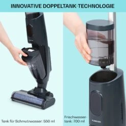 Caswell Plus Nass-/Trockensauger Kabellos Akkubetrieben LED-Display -Einrichtungsgeschäft 10041383 de 0007 usp