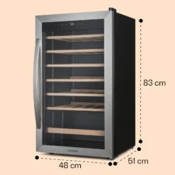 Vinamour 32 Uno Weinkühlschrank 1 Zone 95 L / 36 Flaschen 4-18°C Touch 18 Vinamour 32 Uno Weinkühlschrank 1 Zone 95 L / 36 Flaschen 4-18°C Touch -Einrichtungsgeschäft 10041393 yy 0008 dimensions