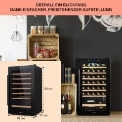 Barossa 32 Uno Weinkühlschrank 1 Zone 95 Liter / 36 Flaschen Touch-Display -Einrichtungsgeschäft 10041395 de 0006 usp