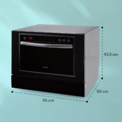 Havasia UV 6 Luminance Geschirrspüler UV Glasfront Freistehend 1380W -Einrichtungsgeschäft 10041827 yy 0007 dimensions