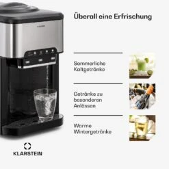 Aqueous Eiswürfelmaschine 3-in-1: Eiswürfel, Wasserspender: Heiß & Kalt 20 Kg/24h -Einrichtungsgeschäft 10041845 de 0005 usp