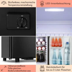 Happy Hour 45 Mini-Kühlschrank Minibar Getränkekühlschrank 45 L 26 DB -Einrichtungsgeschäft 10045048 de 0005 usp