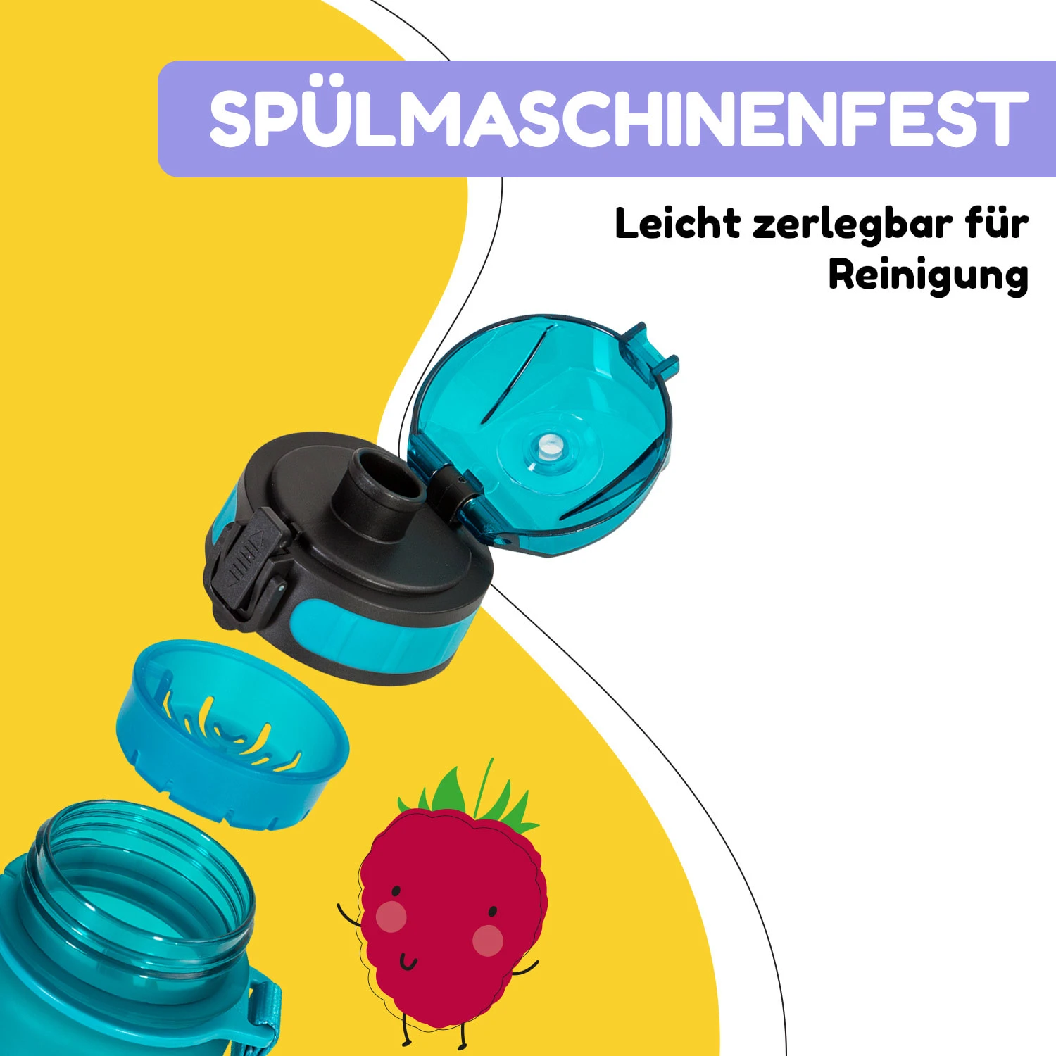 Wakaba Trinkflasche 400 Ml Tritan BPA-frei 6 Wakaba Trinkflasche 400 Ml Tritan BPA-frei – Bild 4