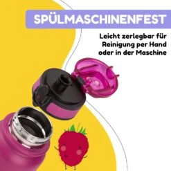 Wakaba Thermosflasche 550 Ml Edelstahl Tritan BPA-frei -Einrichtungsgeschäft 10045264 de 0004 usp
