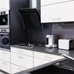 Sabia 60 Dunstabzugshaube 60cm | 600 M³/h | Energieeffizienzklasse A | Inklusive 2 X Aktivkohlefilter 15 Sabia 60 Dunstabzugshaube 60cm | 600 M³/h | Energieeffizienzklasse A | Inklusive 2 X Aktivkohlefilter -Einrichtungsgeschäft 60002216 yy 0003 ambient Klarstein Sabia Dunstabzugshaube schwarz