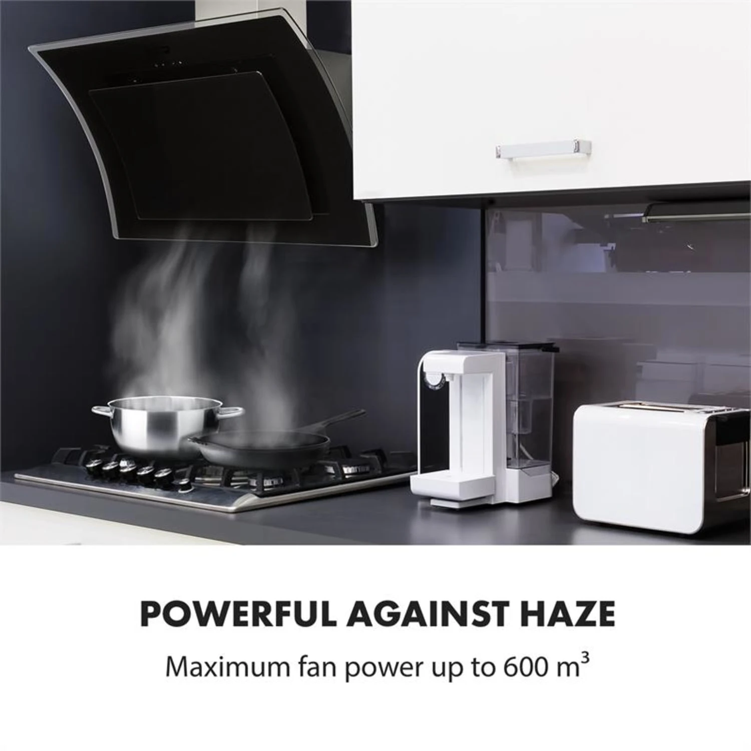 Sabia 90 Dunstabzugshaube | 90cm | 600 M³/h | Energieeffizienzklasse A | Inklusive 2 X Aktivkohlefilter 7 Sabia 90 Dunstabzugshaube | 90cm | 600 M³/h | Energieeffizienzklasse A | Inklusive 2 X Aktivkohlefilter – Bild 5