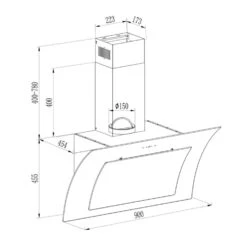 Sabia 90 Dunstabzugshaube | 90cm | 600 M³/h | Energieeffizienzklasse A | Inklusive 2 X Aktivkohlefilter 16 Sabia 90 Dunstabzugshaube | 90cm | 600 M³/h | Energieeffizienzklasse A | Inklusive 2 X Aktivkohlefilter -Einrichtungsgeschäft 60002218 yy 0009 logo Klarstein Sabia 90 Dunstabzugshaube schwarz