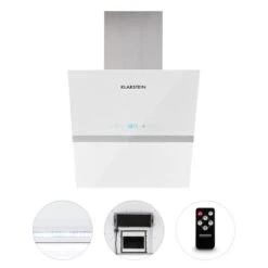 Aurea VII Dunstabzugshaube Umluftset 60cm Aktivkohlefilter Weiß -Einrichtungsgeschäft 60002224 yy 0004 detail Klarstein Aurea VII Abzugshaube 60cm