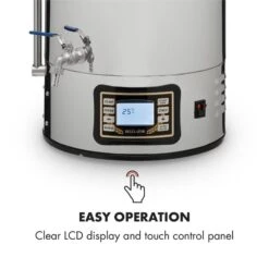 Mundschenk XXL + Eintauchkühler Bierbrauanlage 3000W 50l 304 Edelstahl -Einrichtungsgeschäft 60002276 yy 0003 logo Klarstein Mundschenk XXL Maischekessel Edelstahl