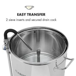 Mundschenk XXL + Eintauchkühler Bierbrauanlage 3000W 50l 304 Edelstahl -Einrichtungsgeschäft 60002276 yy 0004 logo Klarstein Mundschenk XXL Maischekessel Edelstahl