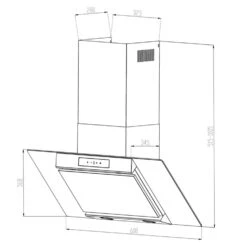 Balzac Dunstabzugshaube Umluftset 60cm 640m³/h Aktivkohlefilter -Einrichtungsgeschäft 60002283 yy 0009 logo Klarstein Balzac 60 Dunstabzugshaube Edelstahl