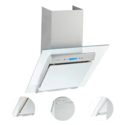 Skycook Dunstabzugshaube Umluftset 60cm 640m³/h Glas Edelstahl -Einrichtungsgeschäft 60002313 yy 0006 detail cooker hood 60 cm