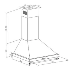Montblanc Dunstabzugshaube Umluftset 610m³/h 165W 2x1,5W Weiß -Einrichtungsgeschäft 60002319 yy 0007 logo Klarstein Montblanc 60 Dunstabzugshaube weiss