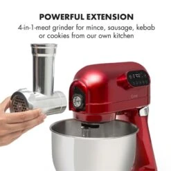 Curve Plus Küchenmaschinen-Set | 5l | 4-in-1 Fleischwolf | Rot -Einrichtungsgeschäft 60002329 yy 0008 logo Klarstein Curve Plus Kuechenmaschinen Set rot reedit