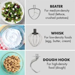 Curve Plus Küchenmaschinen-Set | 5l | 4-in-1 Fleischwolf | Silber 18 Curve Plus Küchenmaschinen-Set | 5l | 4-in-1 Fleischwolf | Silber -Einrichtungsgeschäft 60002330 yy 0007 logo Klarstein Curve Plus Kuechenmaschinen Set silber