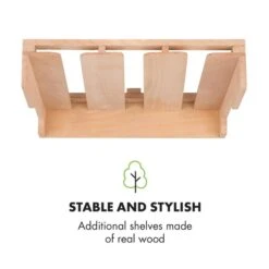 Barossa 77 Duo Weinkühlschrank-Set 2 Zonen 191L/77Fl. Weinglasregal -Einrichtungsgeschäft 60002418 yy 0011 logo Klarstein Barossa 77D Weinglas Regal