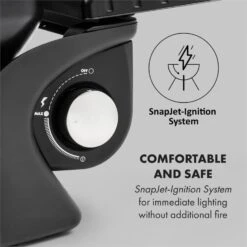 Parforce One Gasgrill 3,5kW 12000BTU SNJS Grilltisch Gasschlauch Grau -Einrichtungsgeschäft 60002432 yy 0008 logo Klarstein Parforce One Gasgrill 12000BTU grau