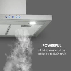 Klarstein Kalahari Limelight Einbau-Set Backofen + Abzugshaube 68Ltr 600 M³/h Schwarz Edelstahl -Einrichtungsgeschäft 60002587 yy 0008 logo Klarstein Limelight Dunstabzugshaube 60cm silber