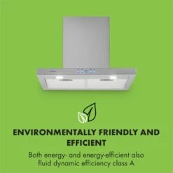 Klarstein Kalahari Limelight Einbau-Set Backofen + Abzugshaube 68Ltr 600 M³/h Schwarz Edelstahl -Einrichtungsgeschäft 60002587 yy 0010 logo Klarstein Limelight Dunstabzugshaube 60cm silber