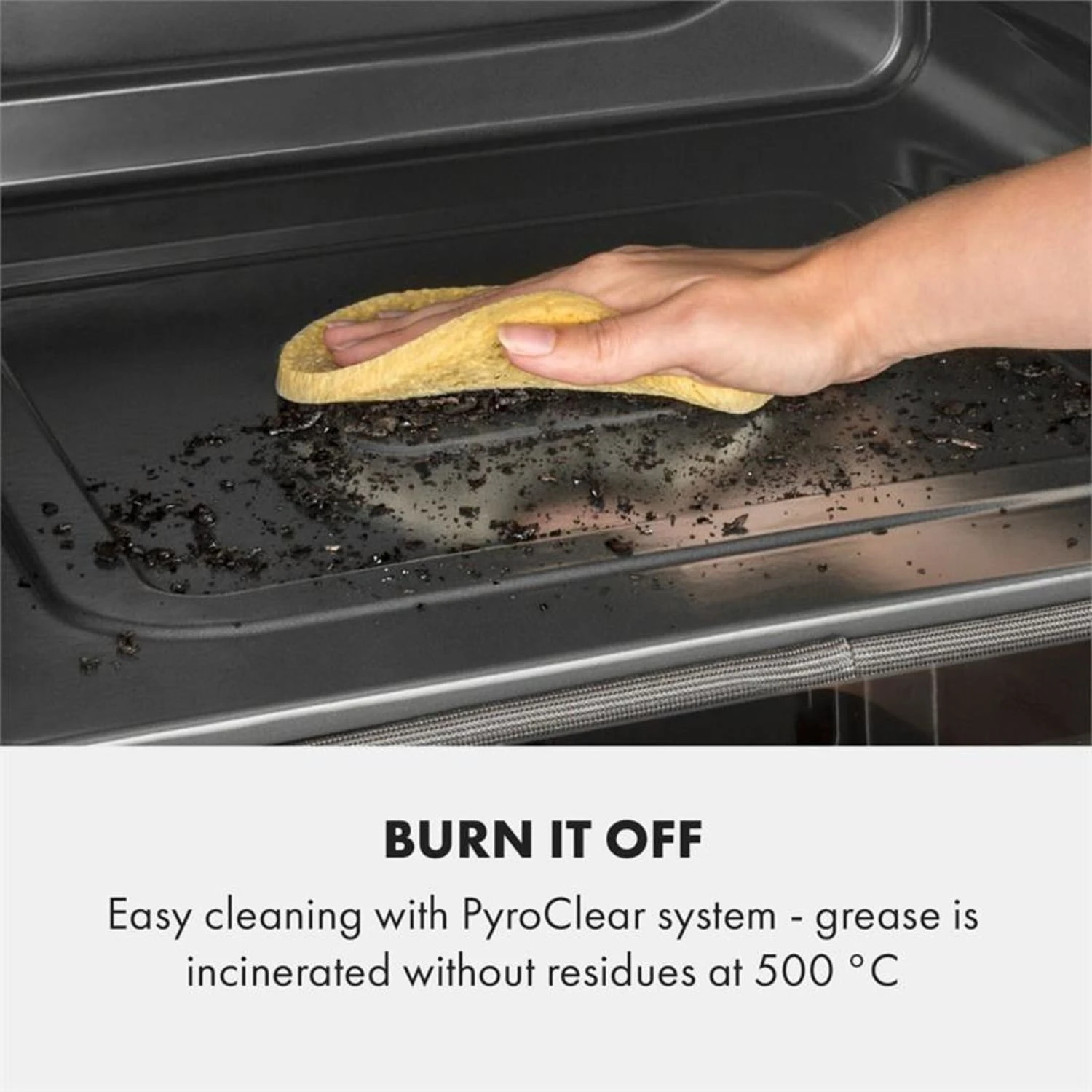 Gusteau Remy Einbau-Set Backofen + Einbau-Haube 2950W Weiß Edelstahl 5 Gusteau Remy Einbau-Set Backofen + Einbau-Haube 2950W Weiß Edelstahl – Bild 3