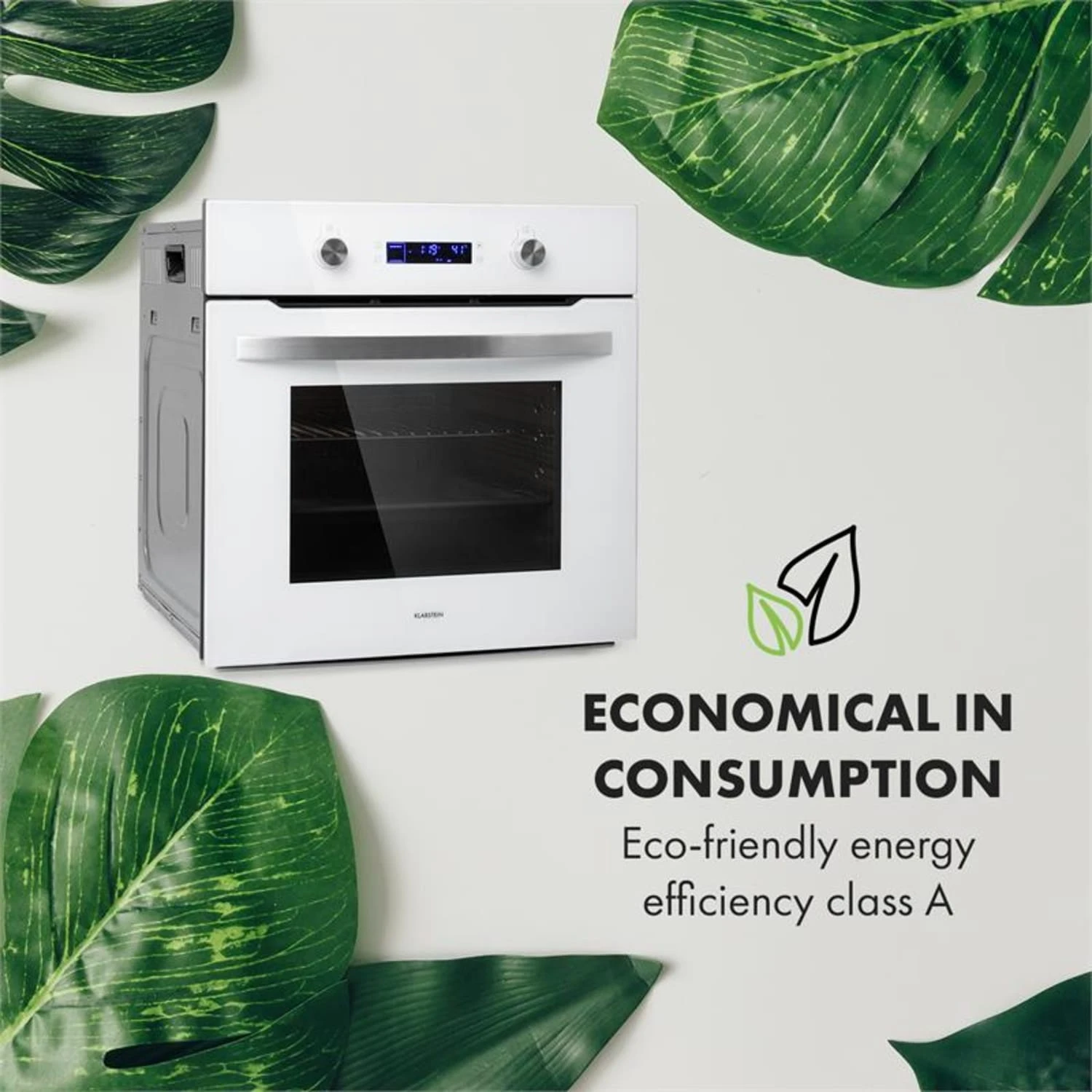 Gusteau Remy Einbau-Set Backofen + Einbau-Haube 2950W Weiß Edelstahl 7 Gusteau Remy Einbau-Set Backofen + Einbau-Haube 2950W Weiß Edelstahl – Bild 5