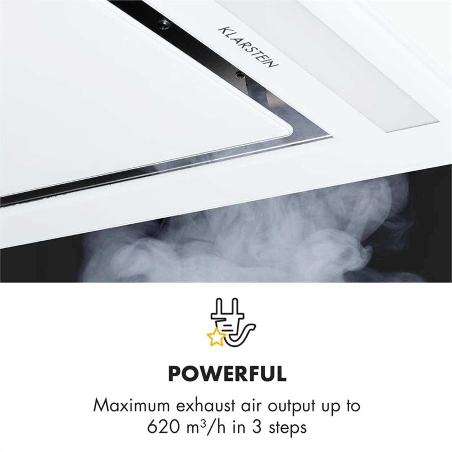 Gusteau Remy Einbau-Set Backofen + Einbau-Haube 2950W Weiß Edelstahl 10 Gusteau Remy Einbau-Set Backofen + Einbau-Haube 2950W Weiß Edelstahl – Bild 8