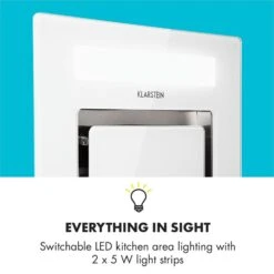 Gusteau Remy Einbau-Set Backofen + Einbau-Haube 2950W Weiß Edelstahl 21 Gusteau Remy Einbau-Set Backofen + Einbau-Haube 2950W Weiß Edelstahl -Einrichtungsgeschäft 60002591 yy 0010 logo Klarstein Remy Deckenhaube 90 cm weiss