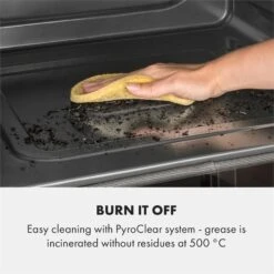 Gusteau Delicatessa Einbau-Ofen-Set Induktion 7000W Schwarz Edelstahl -Einrichtungsgeschäft 60002594 yy 0004 logo Klarstein Gusteau Elektrischer Einbaubackofen schwarz