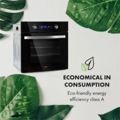 Gusteau Delicatessa Einbau-Ofen-Set Induktion 7000W Schwarz Edelstahl -Einrichtungsgeschäft 60002594 yy 0006 logo Klarstein Gusteau Elektrischer Einbaubackofen schwarz