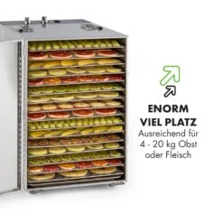 Master Jerky 16 Dörrautomat + Fleischhaken Set 1500W 40-90 °C 15h-Timer Edelstahl Silber -Einrichtungsgeschäft 60002668 de 0006 logo