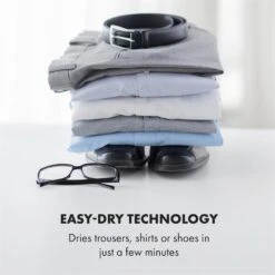 ShirtButler Pro Automatisches Trocknersystem Hemd & Hose 1200 W 2-in-1 70 °C Timer Weiß -Einrichtungsgeschäft 60002669 yy 0004 logo Klarstein ShirtButler Pro Trocknersystem weiss