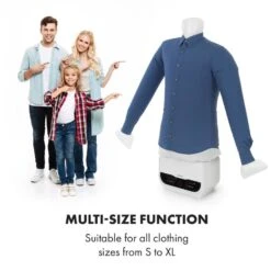 ShirtButler Pro Automatisches Trocknersystem Hemd & Hose 1200 W 2-in-1 70 °C Timer Weiß -Einrichtungsgeschäft 60002669 yy 0005 logo Klarstein ShirtButler Pro Ersatz Shirt