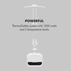 ShirtButler Pro Automatisches Trocknersystem Hemd / Hose / Schuhe 1200W 2-in-1 70°C Timer Weiß -Einrichtungsgeschäft 60002670 yy 0008 logo Klarstein ShirtButler Pro Trocknersystem weiss