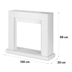 Studio Frame Kamingehäuse + Kamini Kamineinsatz MDF Klassisches Design -Einrichtungsgeschäft 60002705 yy 0005 logo Klarstein Lausanne Frame Gehaeuse Kamini FX